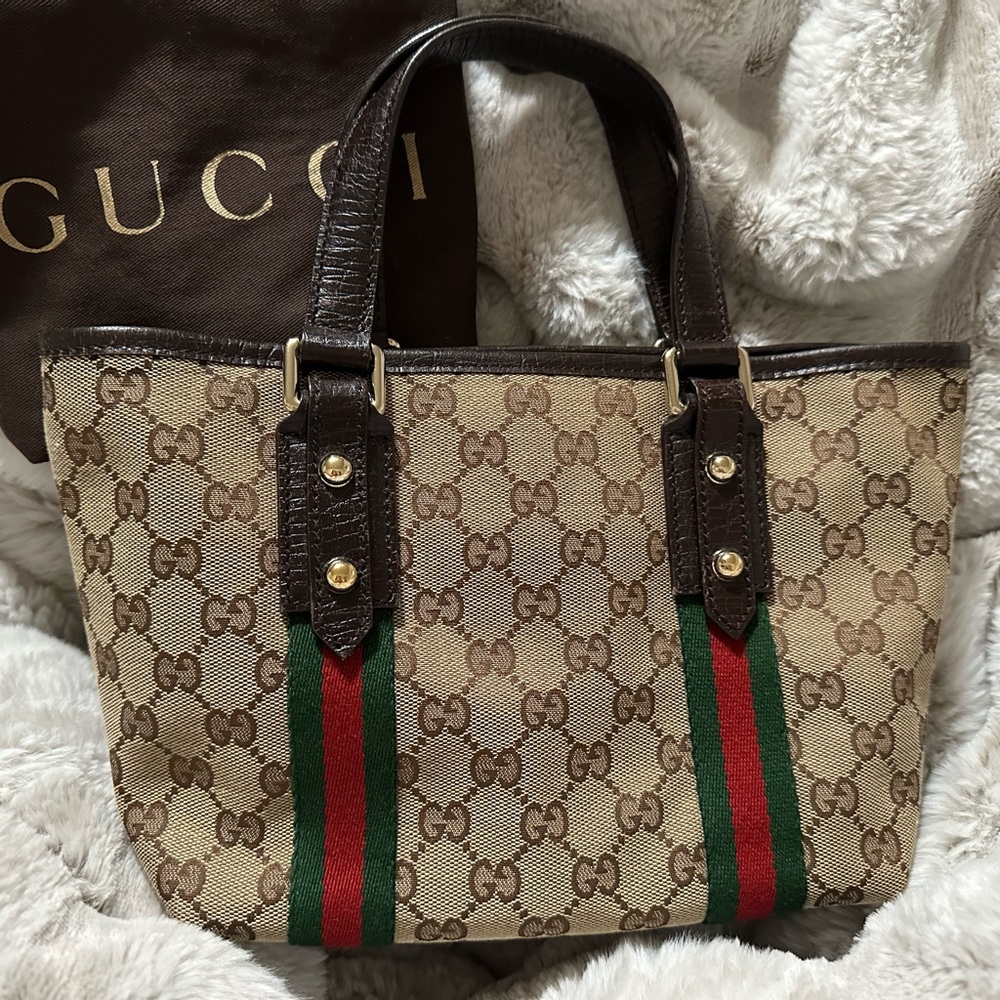 Authentic Gucci Mini Tote Style Hand Bag